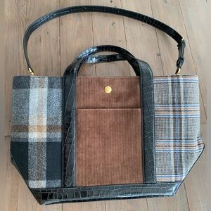 RARE Veronica Bag custom large leather suede goody bag